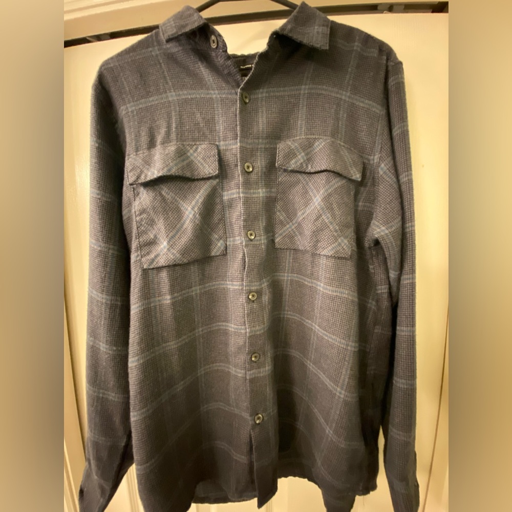 Men’s Kenneth Cole Slim-Fit long-sleeve shirt Size M